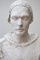 Portrait aus Gips - lebensgroß